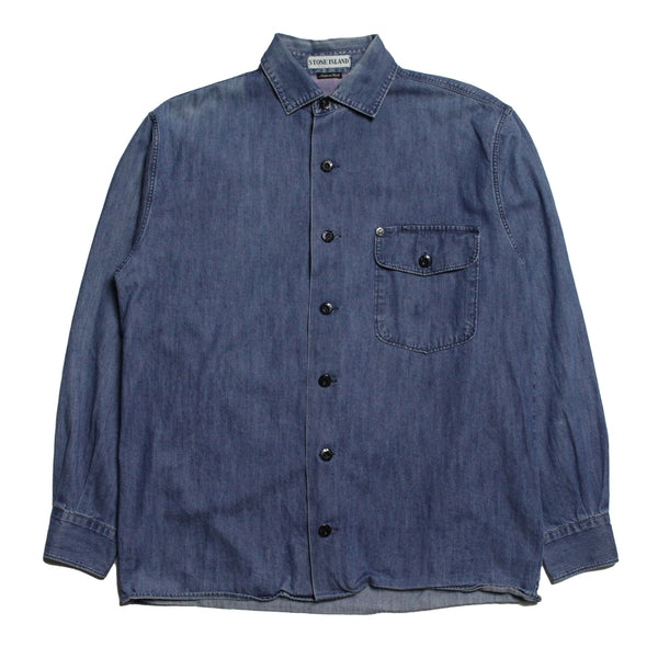 STONE ISLAND SS 1995 CHAMBRAY SHIRT * TOO HOT