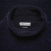 Stone Island AW 1997 Navy Roll Neck Chenille Knit Jumper