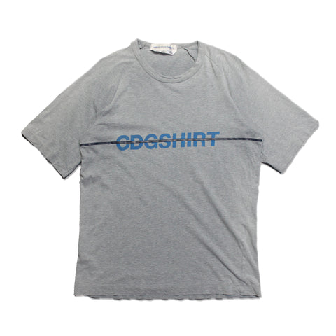 Comme des Gar ons Shirt CDG Grey T Shirt circa 2000 s