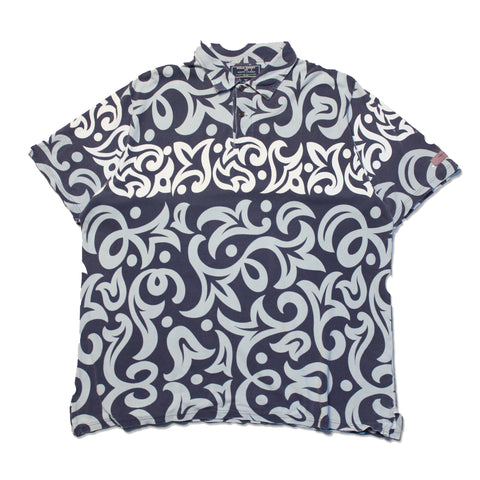 Ralph Lauren Polo Sport Full Print Polo Shirt circa 1990 s